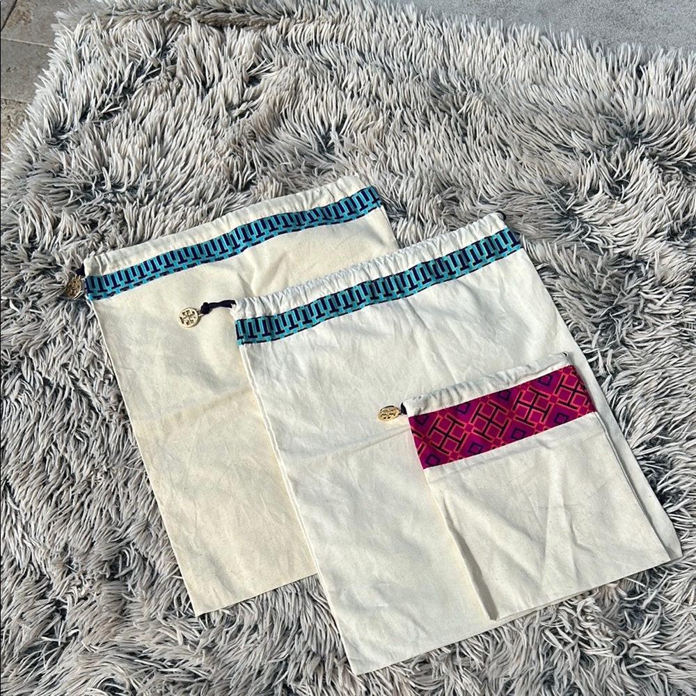 Set of 3 Tory Burch Dust Bags